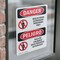Signmission Boiler Room Bilingual, 3.5 in W x Rectangle, Vinyl Decal OS-2PACK-DS-D-35-VS-1048 - alternate 5